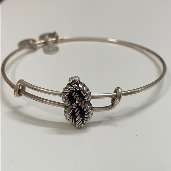 Alex and Ani Sailor’s Knot Charm Bracelet - Picture 1 of 3